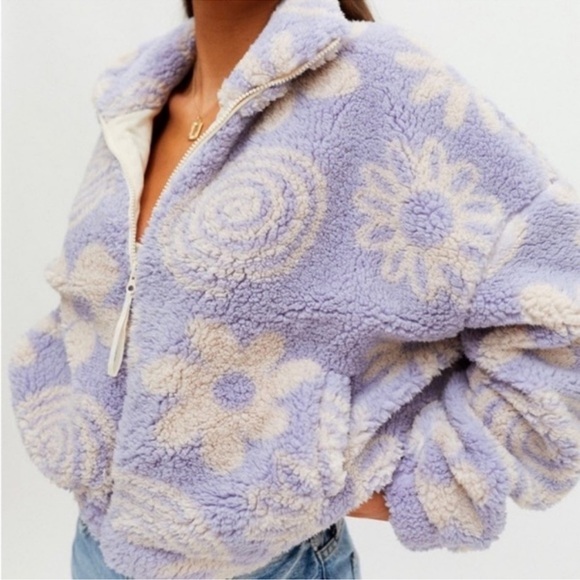 Urban Outfitters Jackets & Blazers - Urban Outfitters Sherpa Purple Jacket